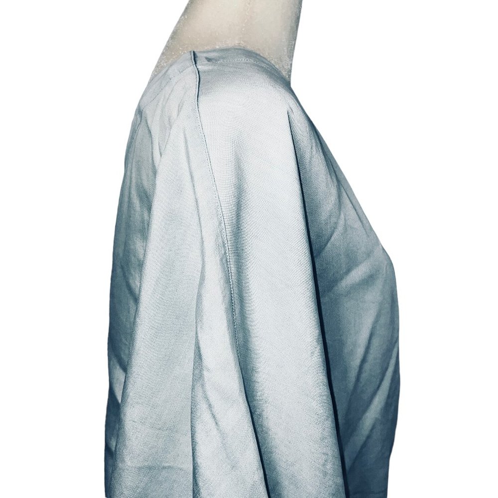 LN HOLDING HORSES for Anthropologie Maddie One Shoulder Light Blue Top S… - Picture 10 of 12